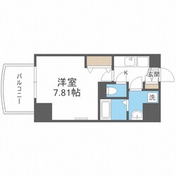 Luxe難波WESTの物件間取画像